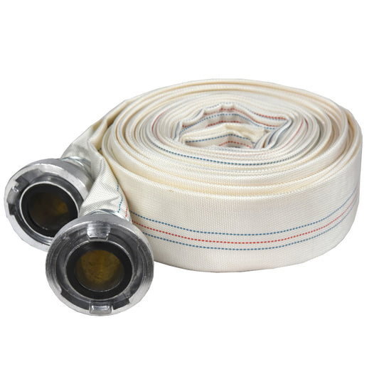 Feuerwehrschlauch, 2" (DN-50), 30 m, mit Storz-Kupplungen
